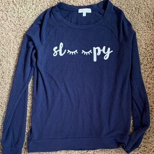 PJ Salvage Navy 'Sleepy' Top